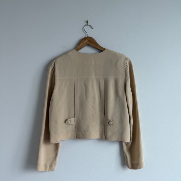 Maggy London Petites‎ 100% Silk Preppy Style Blouse Size 4
